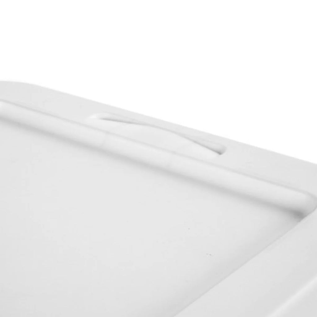 Clear 28 Quart Under Bed Storage Container with Lid J764