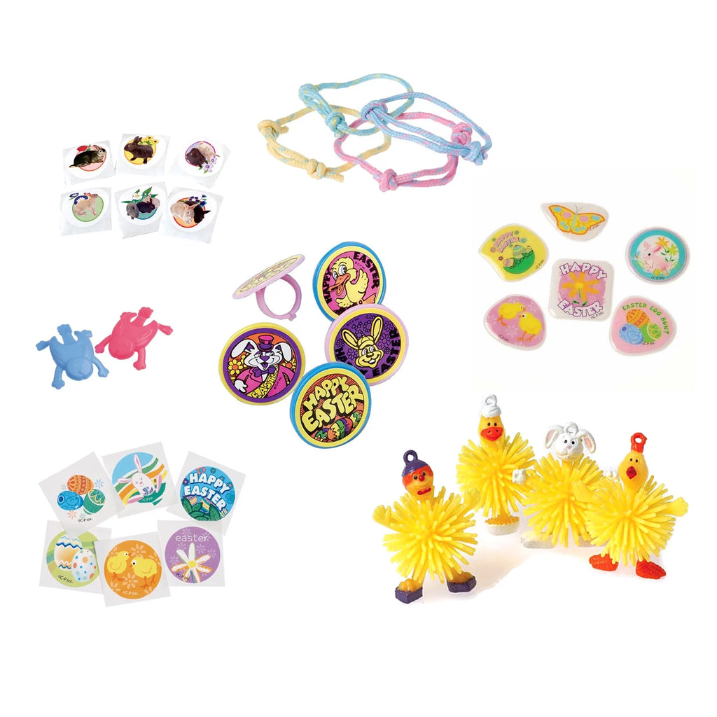 50 Pre-Filled Easter Eggs with Candies, Chocolates & Toys Q9235