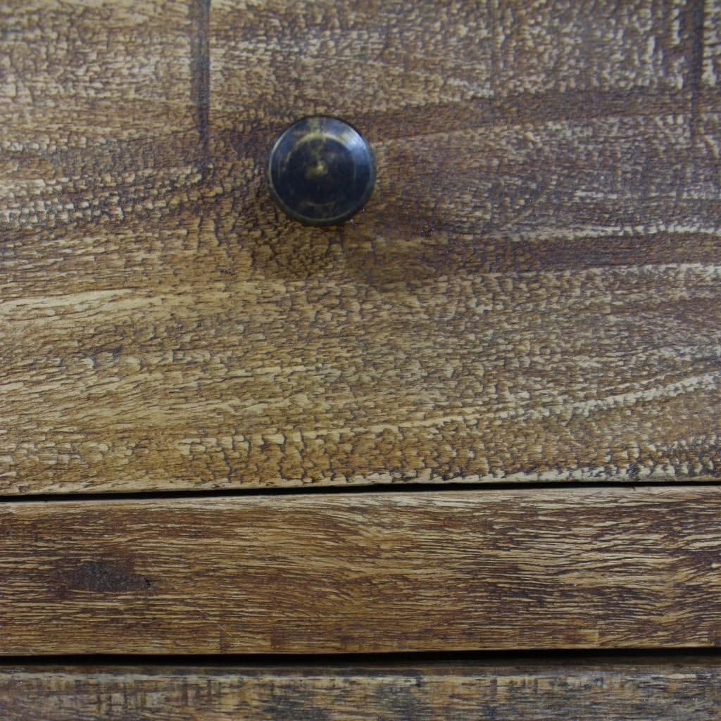 Solid Reclaimed Wood 2 Drawer Nightstand R81711