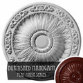 Ceiling Medallion Hand-Painted Brushed Mahogany A69979