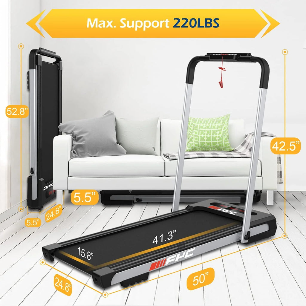 2.5HP 2 in 1 Folding Treadmill J514