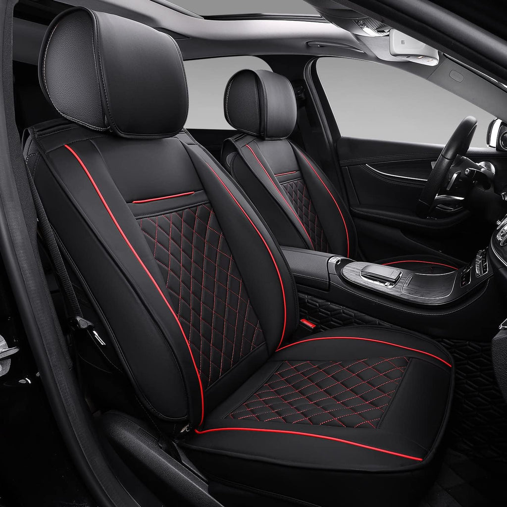 Black Universal Fit Full Set Car Seat Covers P582