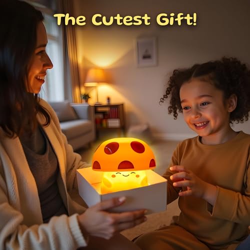 Silicone Mushroom Night Light D198324