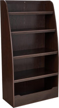 White 4 Shelf Kids' Bookcase T89342