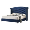 King Wingback Upholstered Bed Pacific Blue H68917