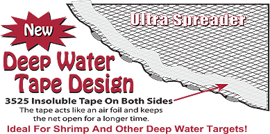 GS-1000 Ultra Spreader and Cast Net with Tape C131