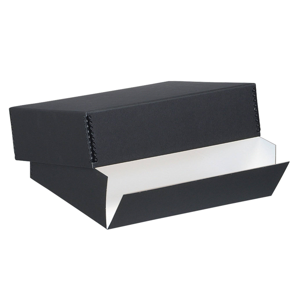Drop-Front Storage Box 16in. x 20in. x 3in. Black K2999
