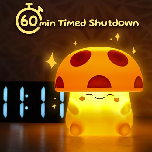 Silicone Mushroom Night Light D198324