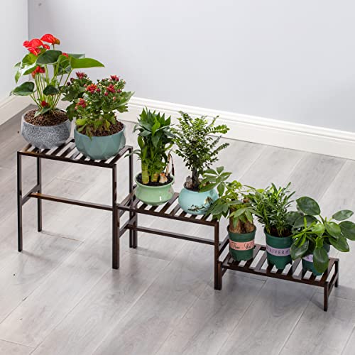 Bamboo 3-Tier Ladder Plant Stand P1529