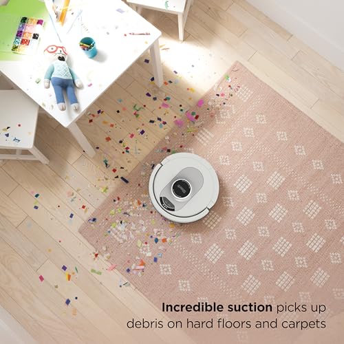 Voice Control Robot Vacuum with Home Mapping, Self-Empty Base, Cool Grey R769