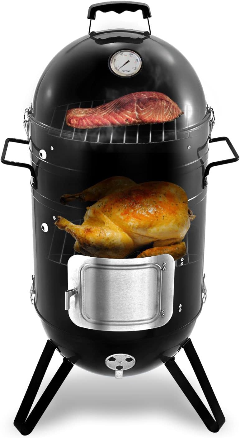 Vertical Multi-Fuel Smoker Grill Combo R8774