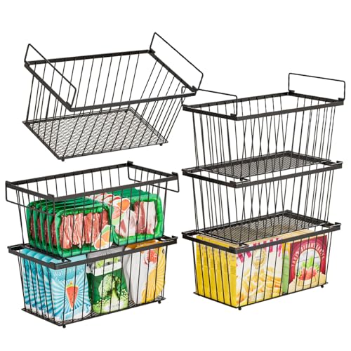 4 Pack Leak-Proof Freezer Organizer Bins P332