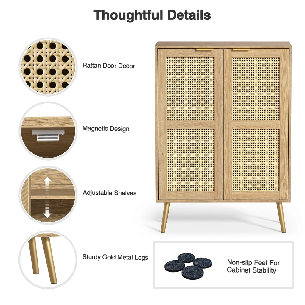 Rattan Storage Cabinet R5805