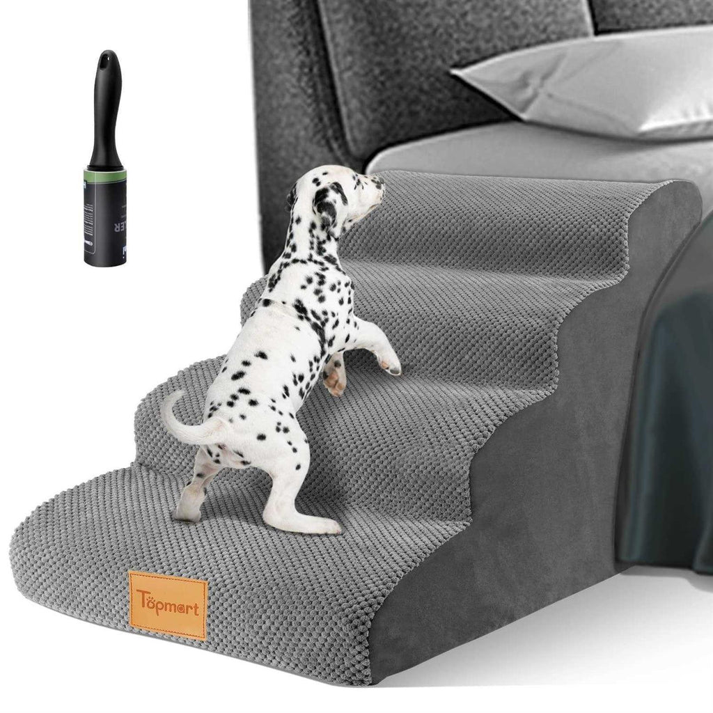 4 Tiers Non-Slip Foam Dog Steps D37463