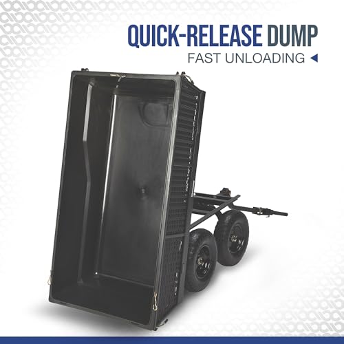 Steel Dump Cart with Removable Liner, 1200-Lb. Capacity J5047