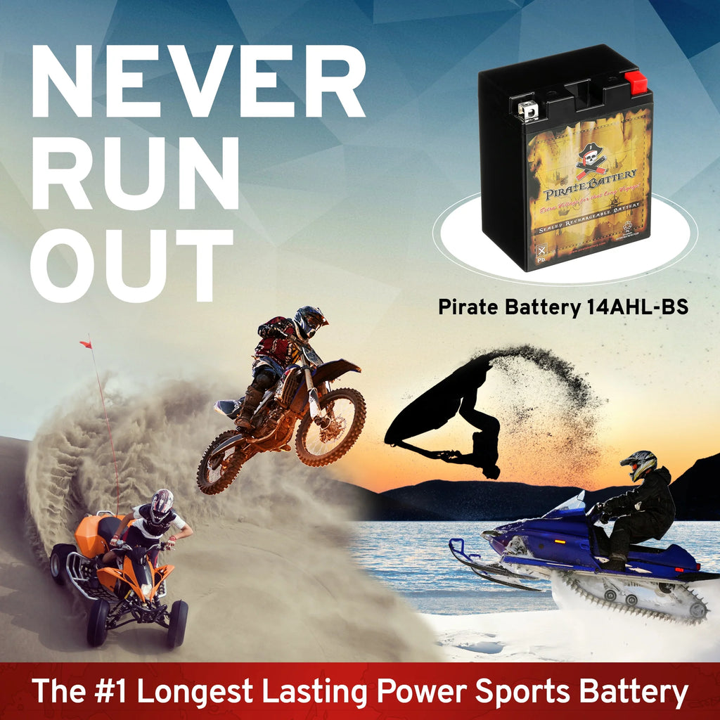 12 Volt 12 Ah 210 CCA Motorcycle Battery K880669
