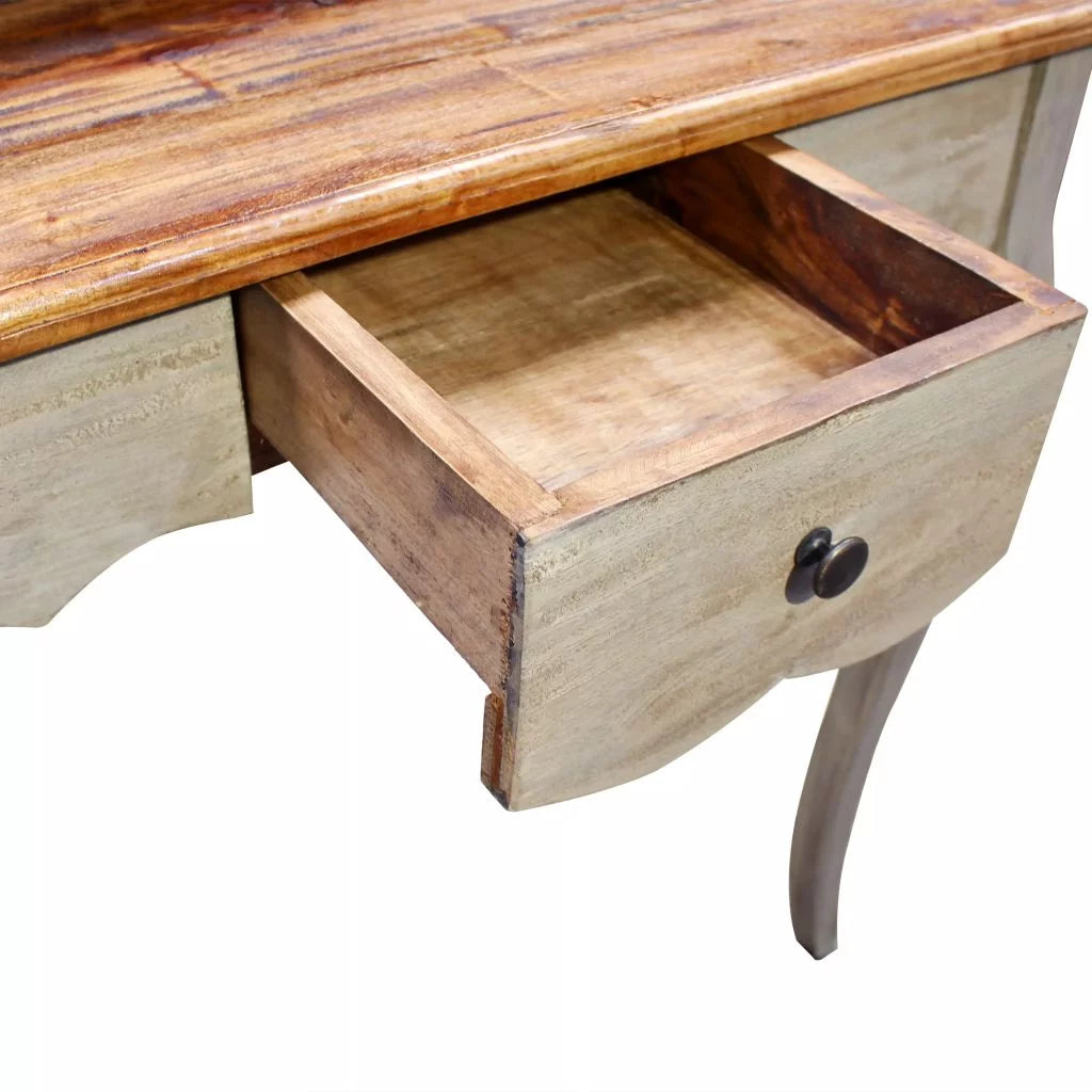 Solid Reclaimed Wood Writing Desk K8916