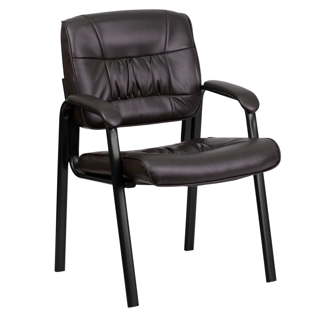 Brown LeatherSoft Executive Reception Chair A2447