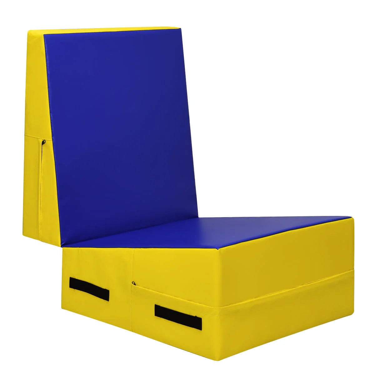 Folding Incline Gymnastics Mat Yellow W553
