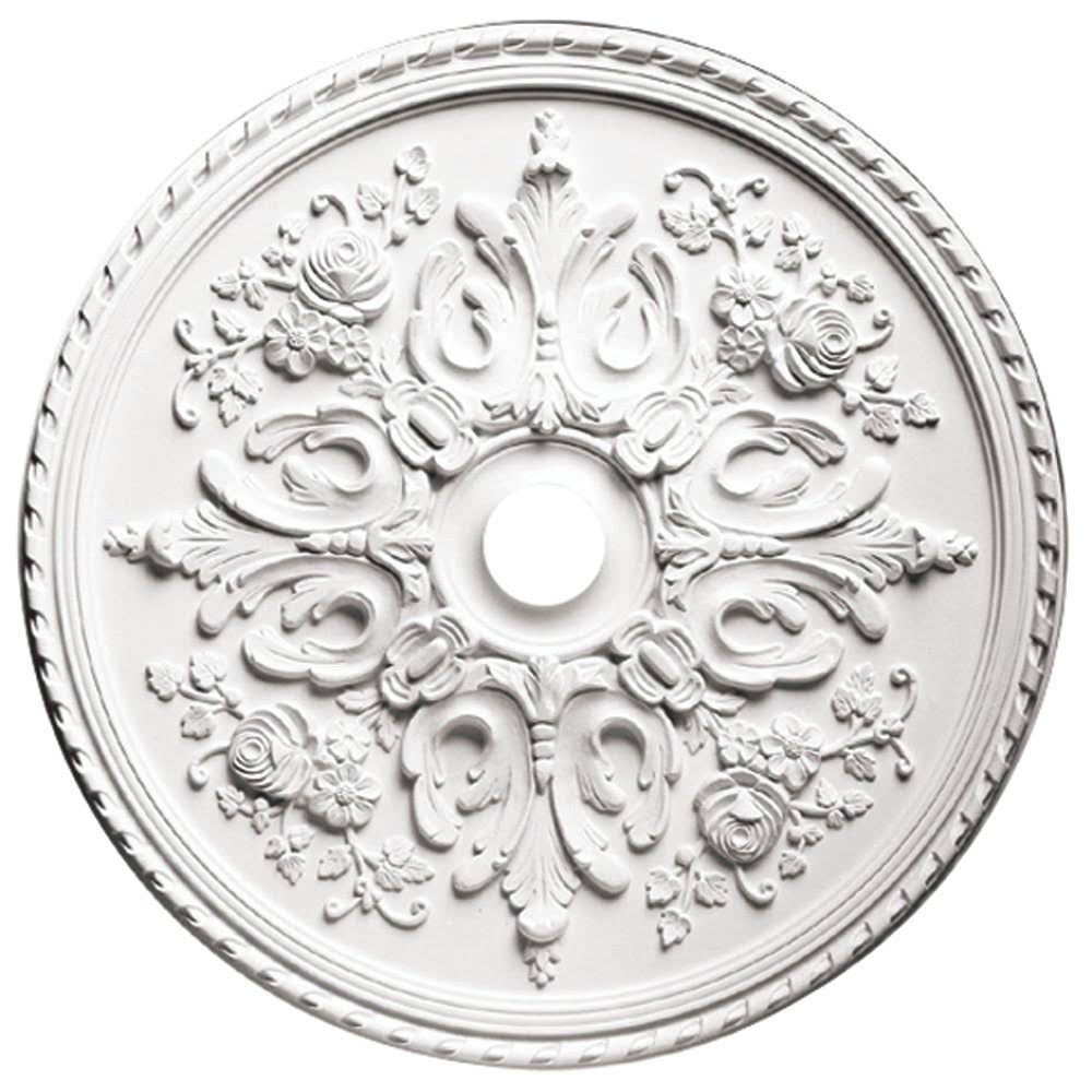 Primed White 33-inch Medallion X88725