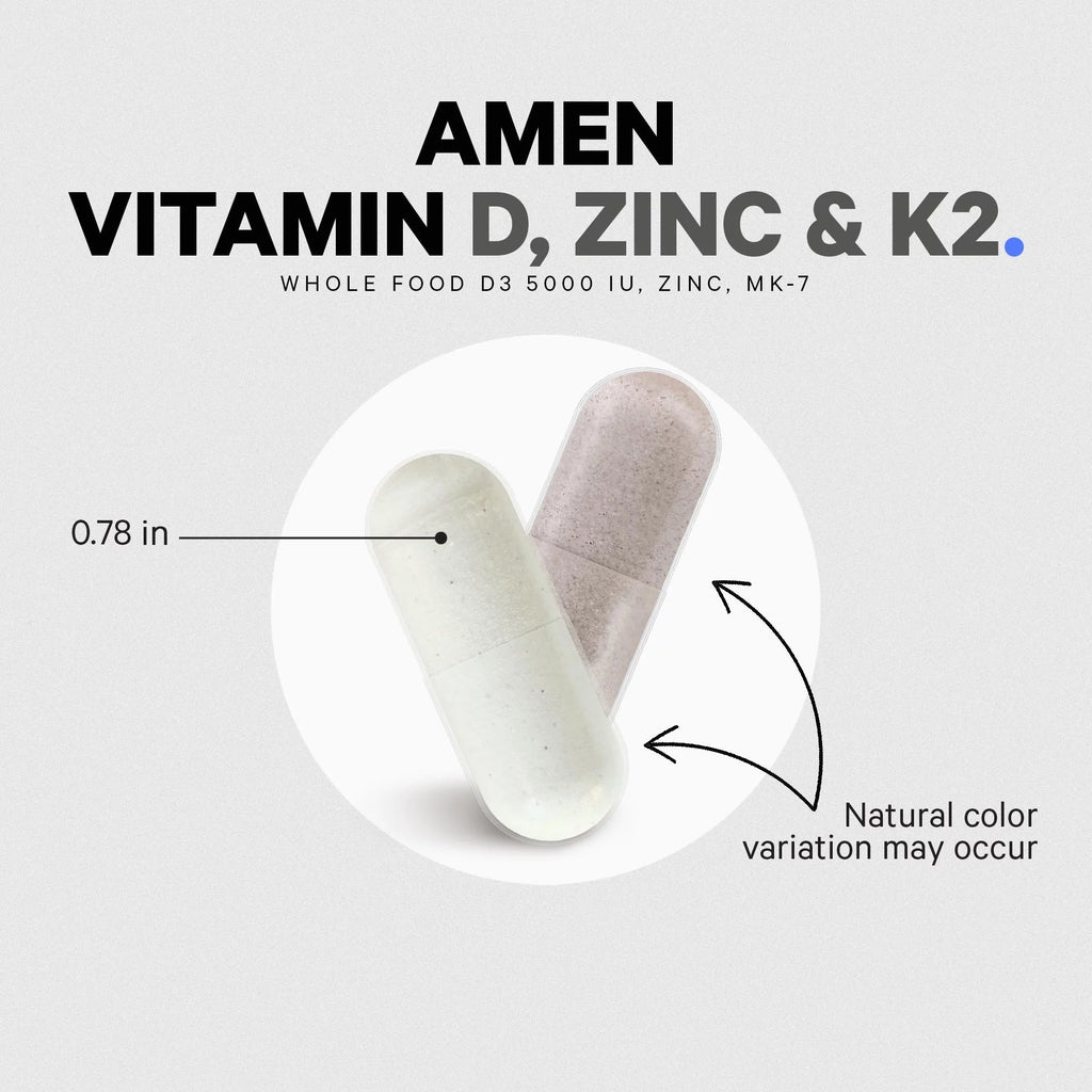 Vitamin D K2 & Zinc 5000 IU 60 ct G845