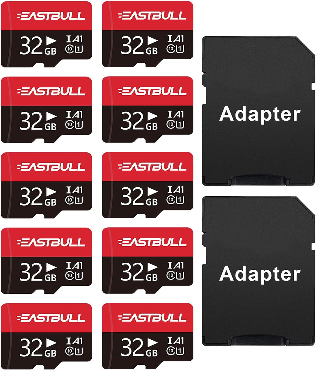 8GB 10-Pack Micro SD Cards UHS-I U1 Class 10 Z730633