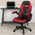 Red LeatherSoft Upholstery Racing Game Chair U316