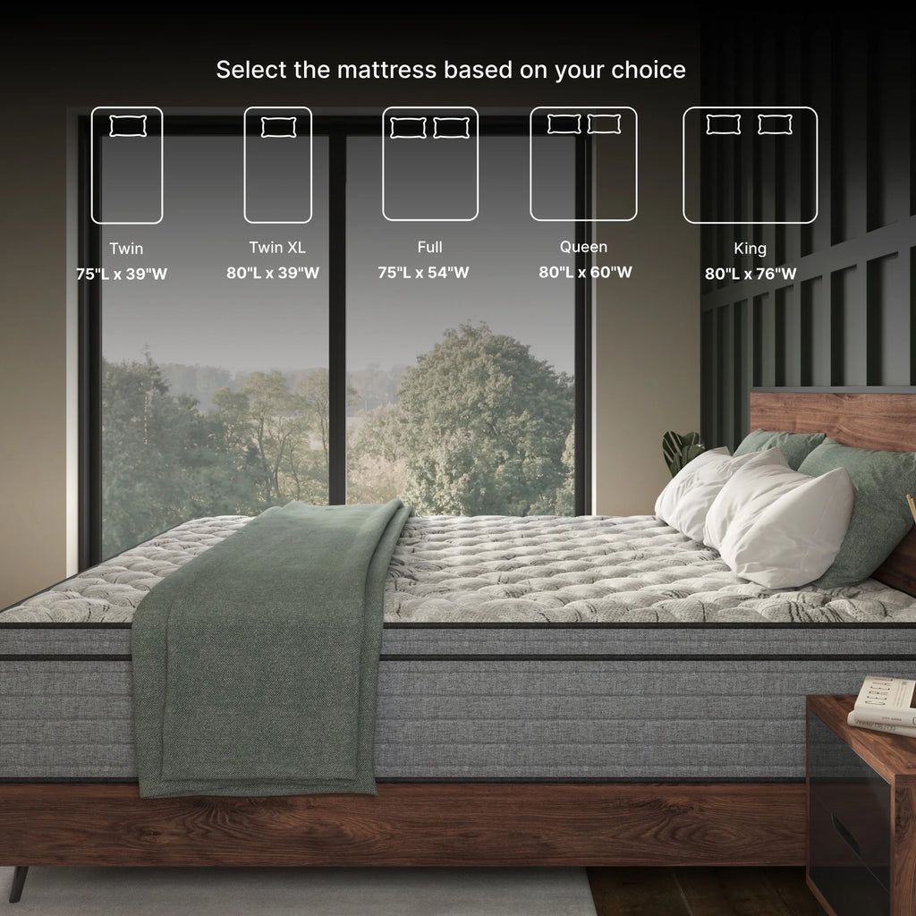 Queen Size Hybrid Memory Foam Pocket Spring Mattress Y6858