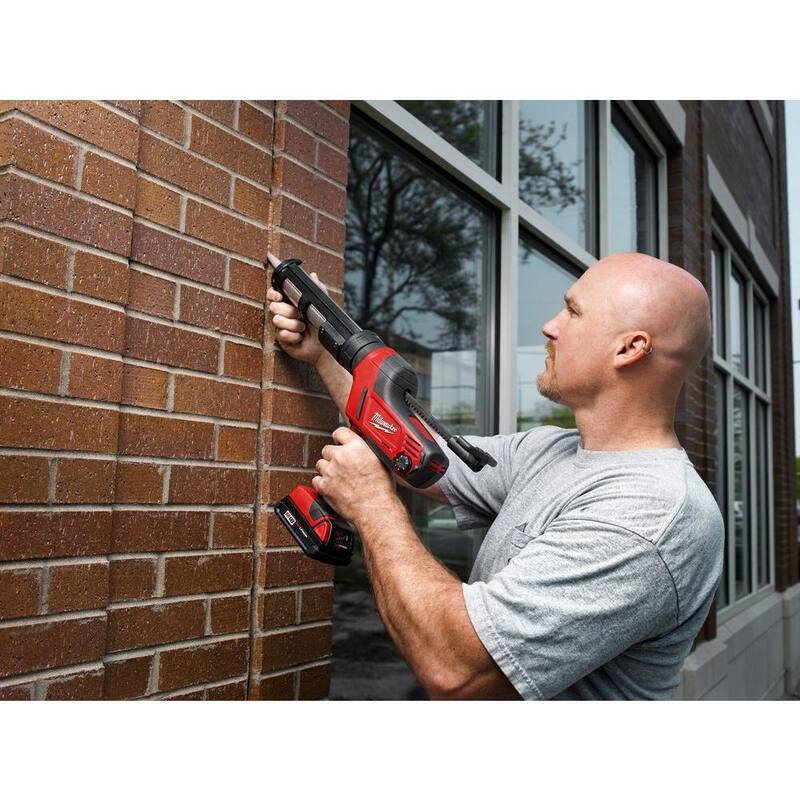 18V Lithium-Ion Brushless Cordless Reciprocating Saw & Caulk Gun with Two 6.0Ah Batteries S13802