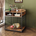 Wood Dog Crate Furniture with Drawers F652814