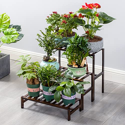Bamboo 3-Tier Ladder Plant Stand P1529