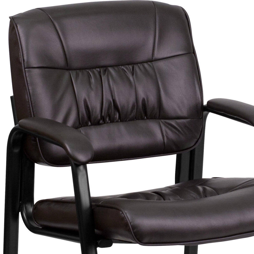 Brown LeatherSoft Executive Reception Chair A2447
