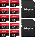 8GB 10-Pack Micro SD Cards UHS-I U1 Class 10 Z730633
