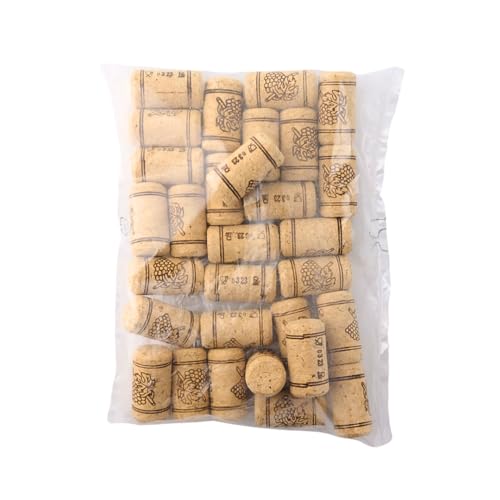 30 Premium Straight Wine Corks 7/8" x 1-3/4" Beige K91000