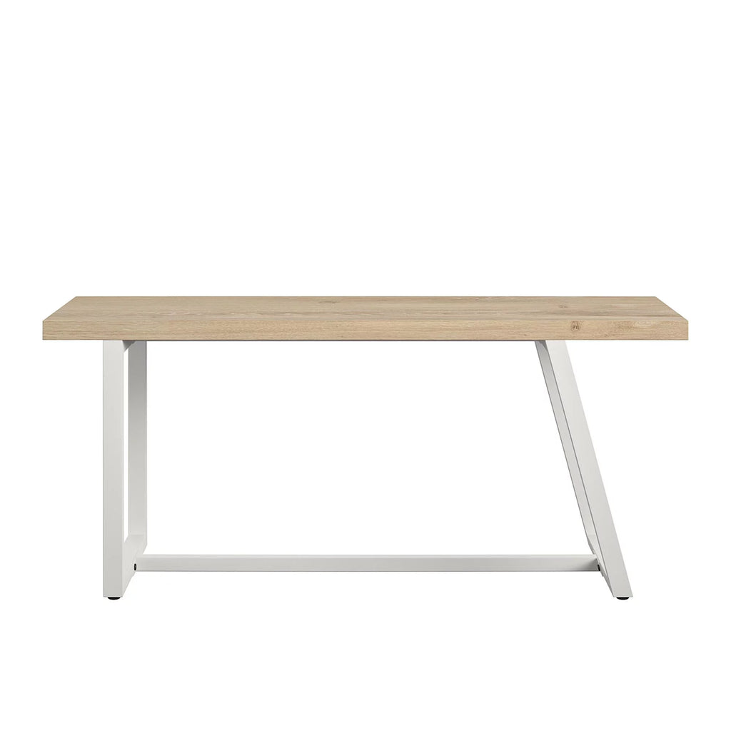 White Entryway Bench J480218