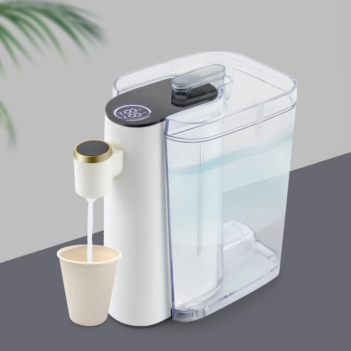 1200ml Portable Instant Hot Water Dispenser with LCD Touch Panel H776