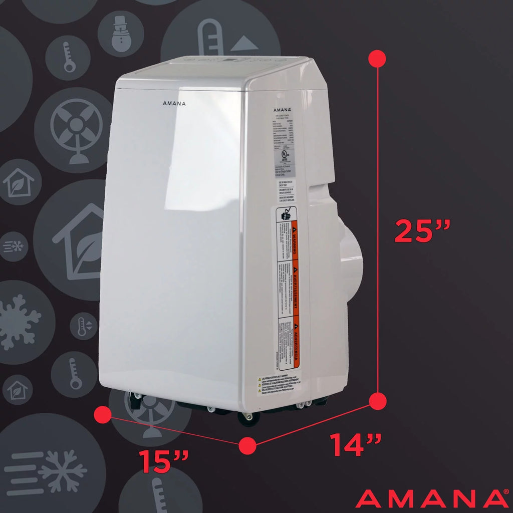 8000 BTU Portable Air Conditioner/Dehumidifier, White K81678