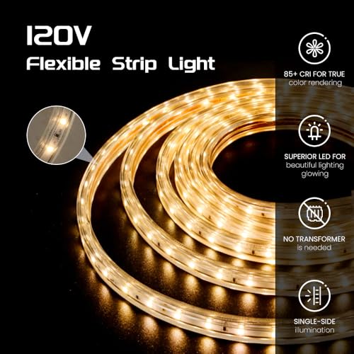 30 FT Pink 120V LED Light Strip X26463