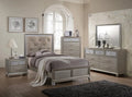 Twin Size 4pc Bedroom Set Bed Dresser Mirror Nightstand D167