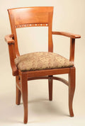Biedermeier Armchair with Walnut Frame I568