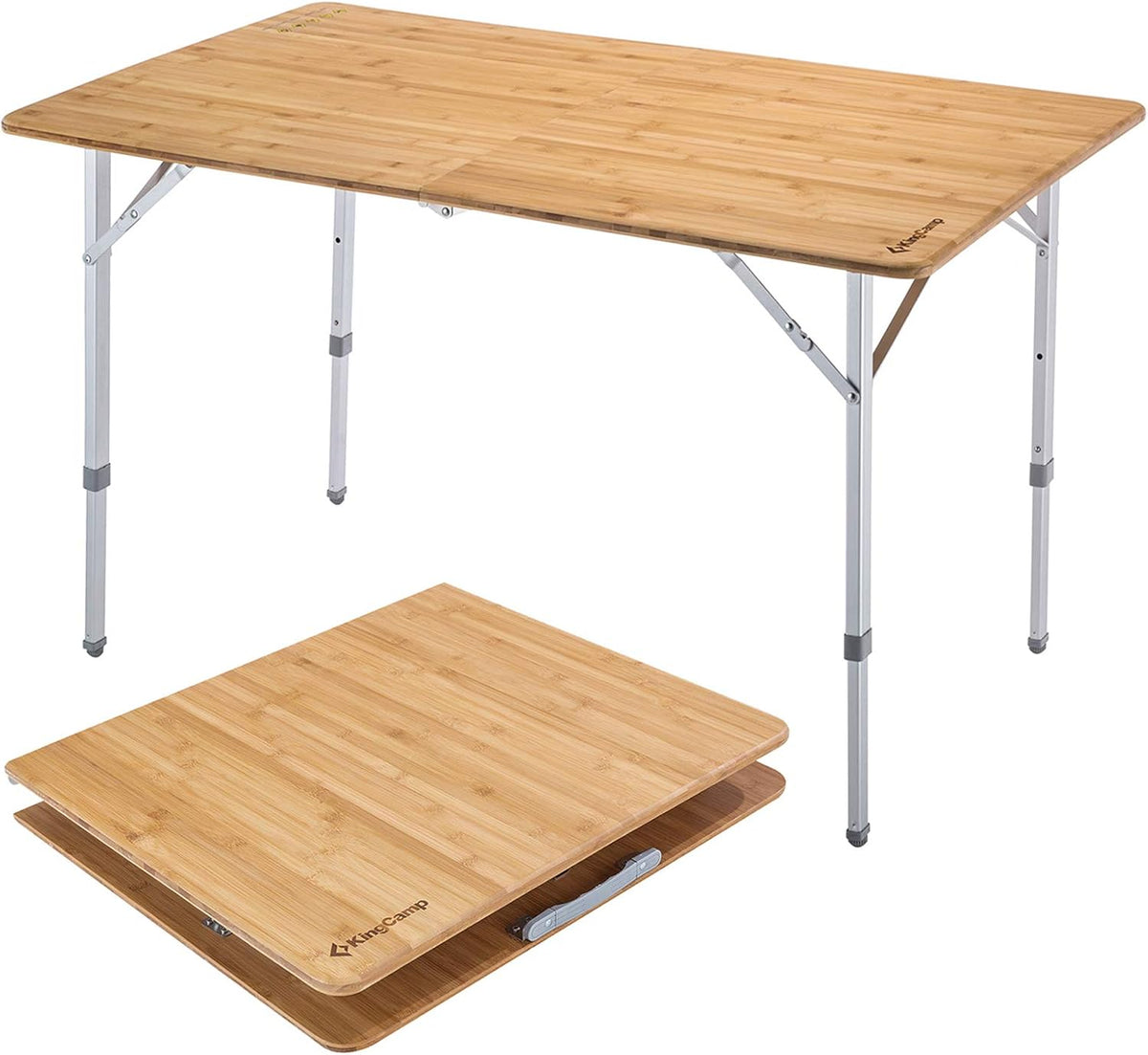 Bamboo Heavy Duty Oversize Anti-UV Portable Folding Table O1683