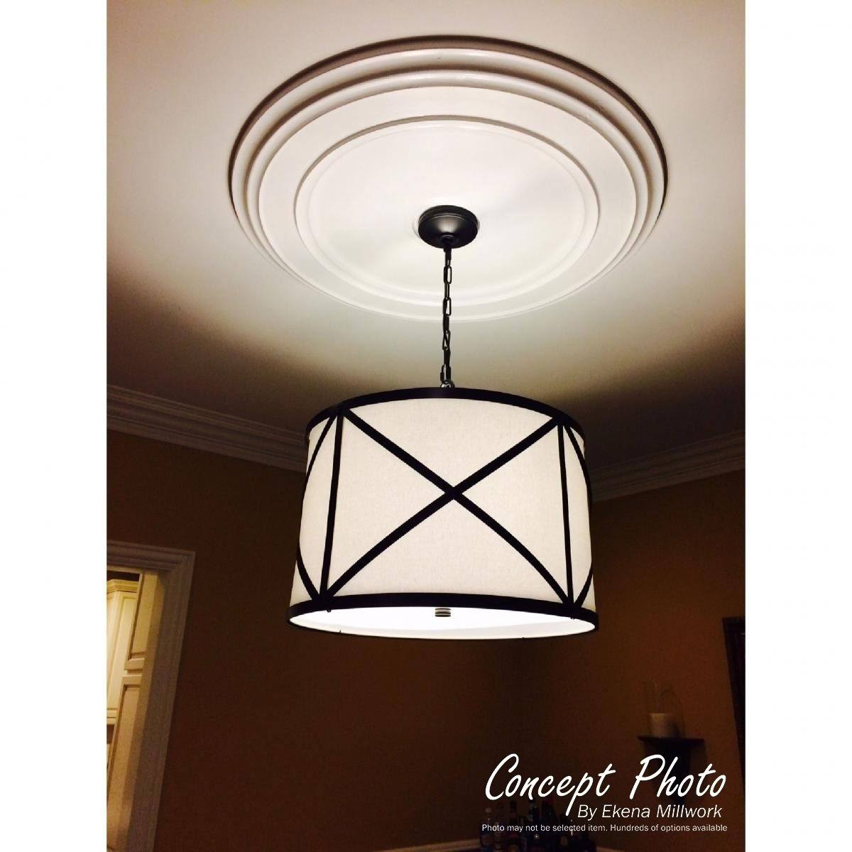 Deco Ceiling Medallion Hand-Painted Cloud Burst X74801