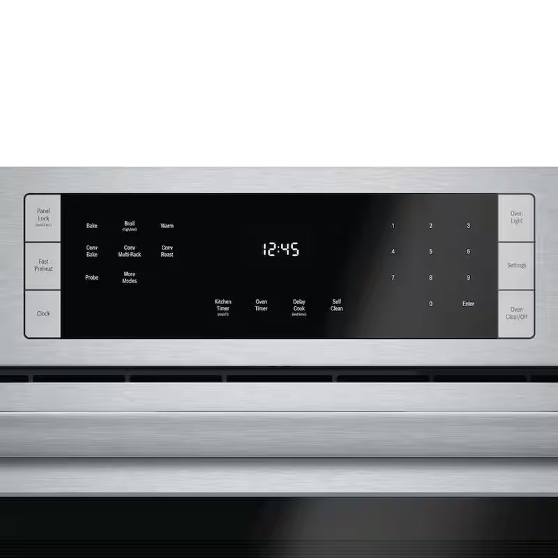 27 in Single Electric Wall Oven with Convection Self Cleaning Stainless Steel W90420