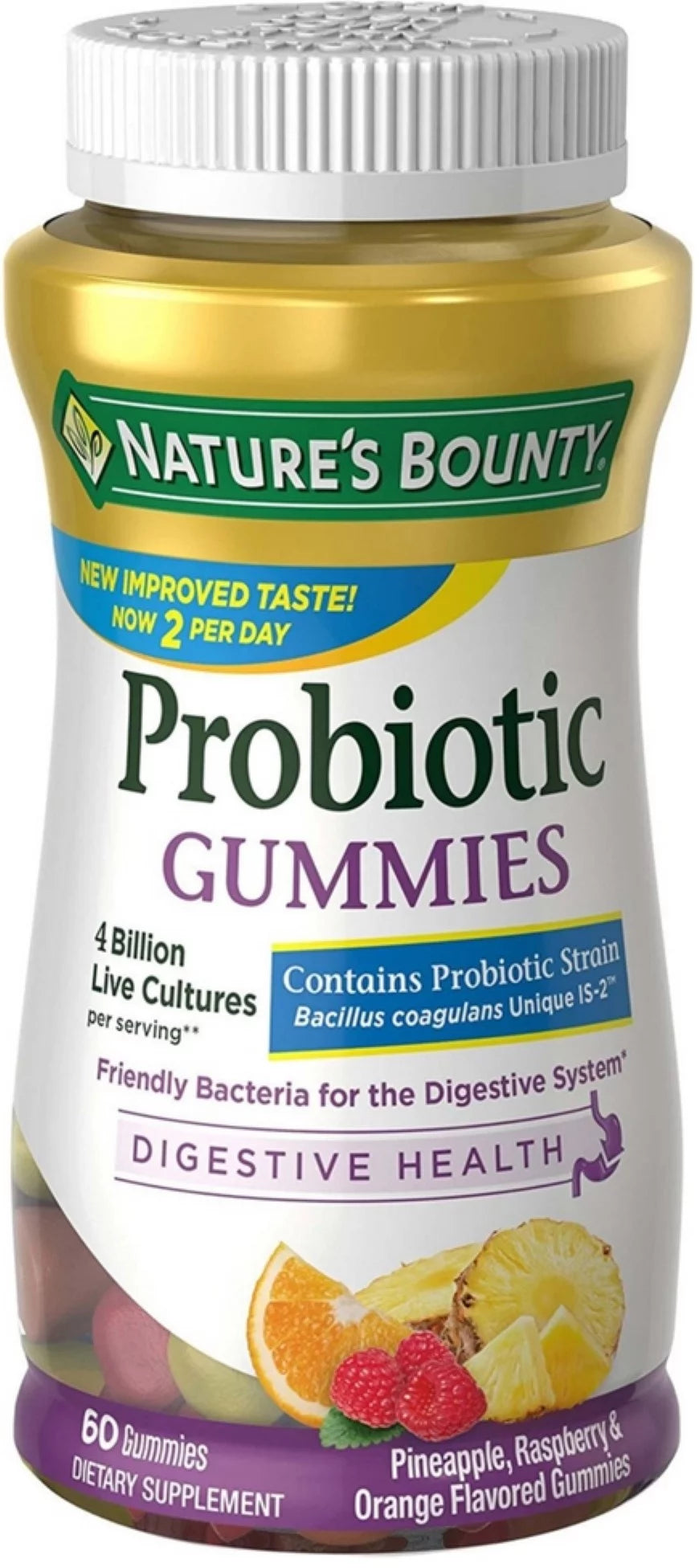 Probiotic Gummies 60 ea Pack of 3 I1200