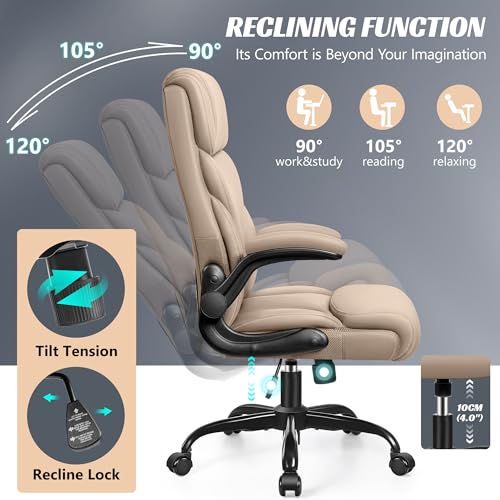 Big and Tall Ergonomic Leather Office Chair R7249