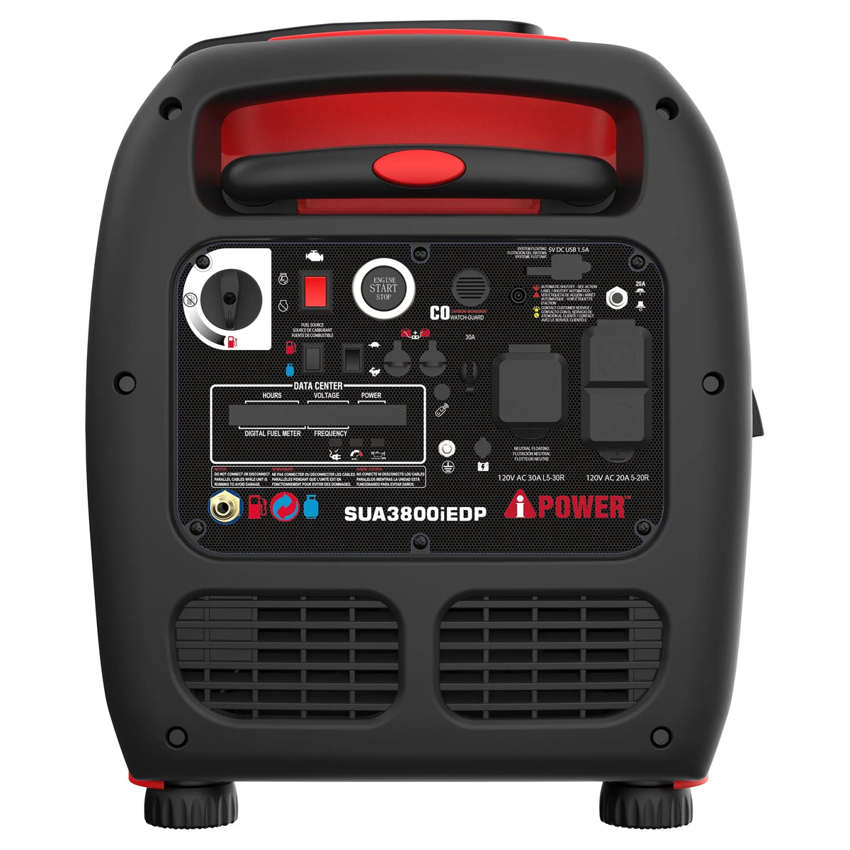 3,800-Watt Dual Fuel Portable Inverter Generator with CO Sensor B27473