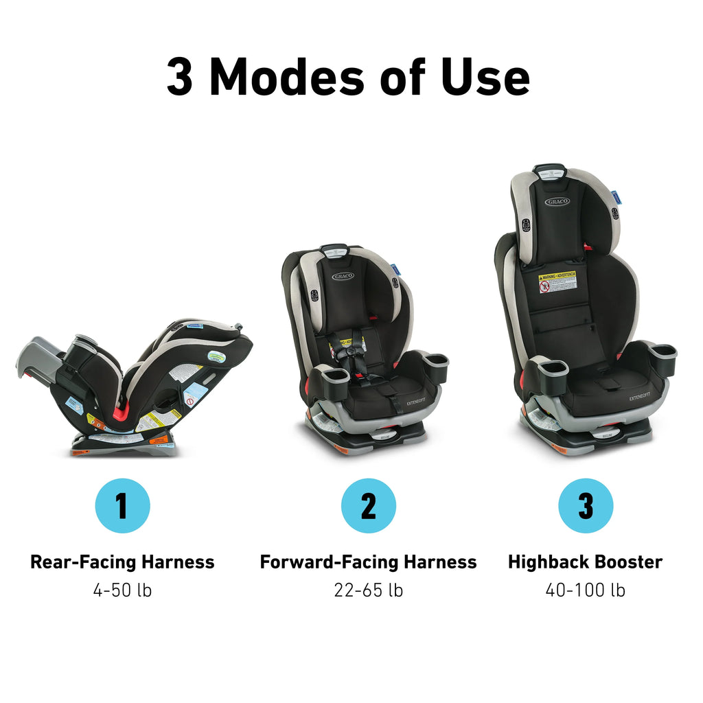 3-in-1 Convertible Car Seat D65224