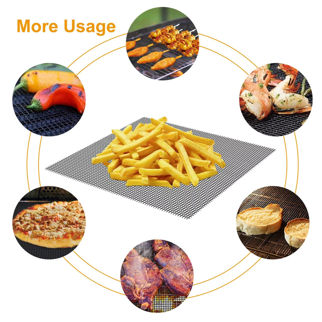 Portable Charcoal Grill with Non-Stick Grill Mat W27038