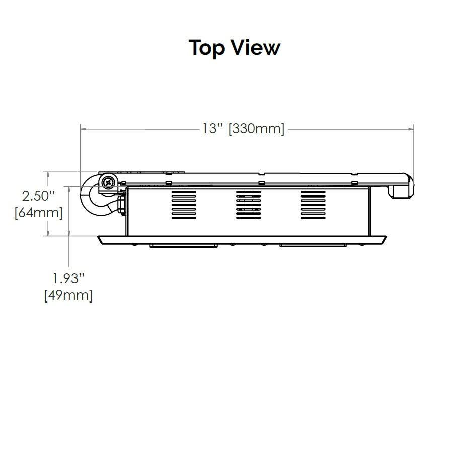 In-Drawer Outlet with 20 Amp AC Outlets USB-C USB-A Ports White Z907