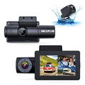 4k 3 Channel Dash Cam with 3 LCD Screen N842
